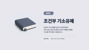 조건부 기소유예