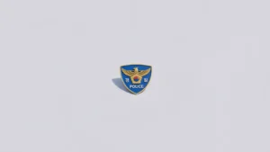 경찰 조사를 상징하는 경찰 배지 이미지