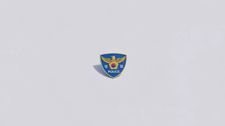 경찰 조사를 상징하는 경찰 배지 이미지