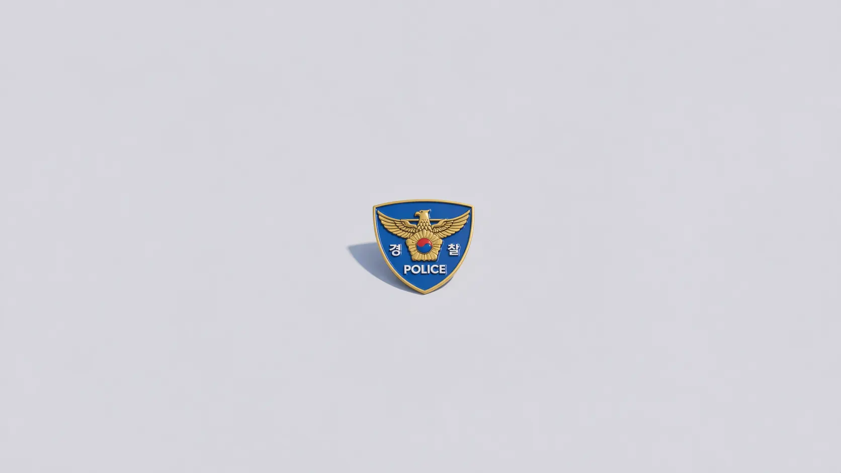 경찰 조사를 상징하는 경찰 배지 이미지