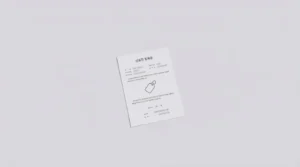 상표권 침해 경고장과 상표등록 자료를 상징하는 미니멀 이미지