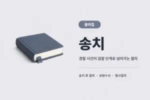 송치 뜻 용어집 썸네일