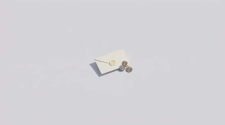 업무방해죄 합의금을 상징하는 봉투와 동전 이미지