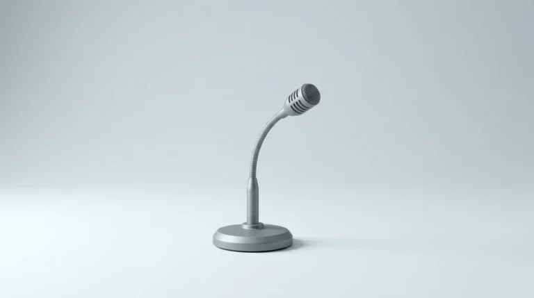 위증죄 성립 요건과 법정 증언을 상징하는 마이크 이미지