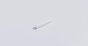 밝은 청회색 배경 한가운데에 반투명한 흰 음주측정기 마우스피스 관 하나가 비스듬히 놓여 있고 왼쪽 아래로 옅은 그림자가 지는 표지 이미지